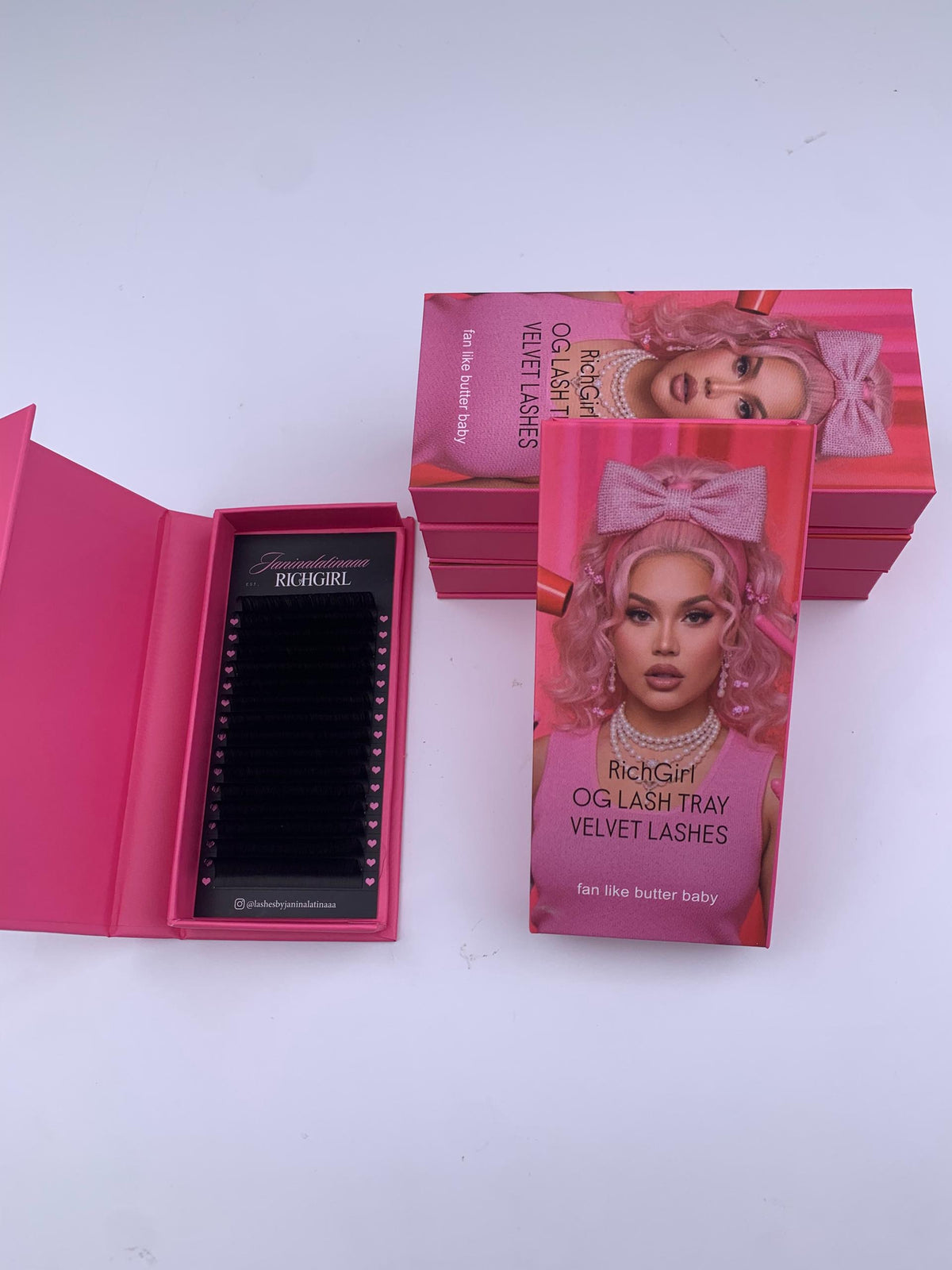 PINK OG LASH TRAY💗🚨