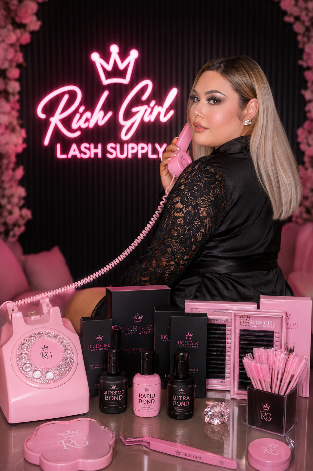 FULL LASH KIT + RICHGIRL LASH UNIVERSITY