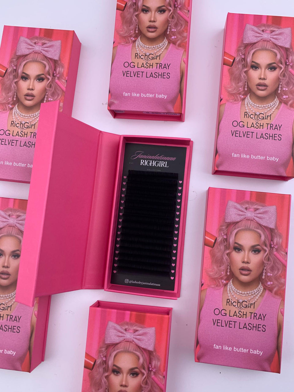 PINK OG LASH TRAY💗🚨